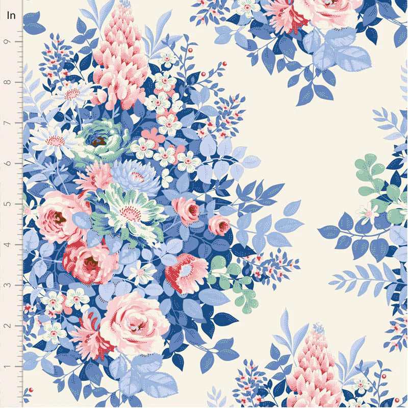 Tilda | Something Blue | Whimsyflower | Cream