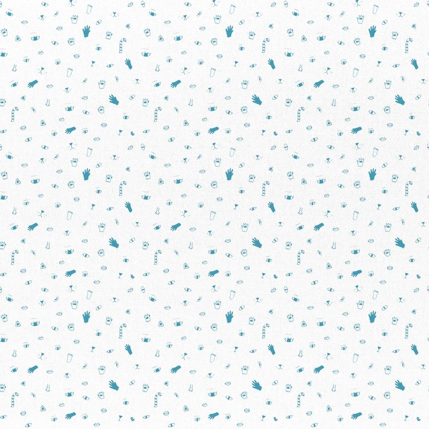 Sailor Mary Glyphs - Teal