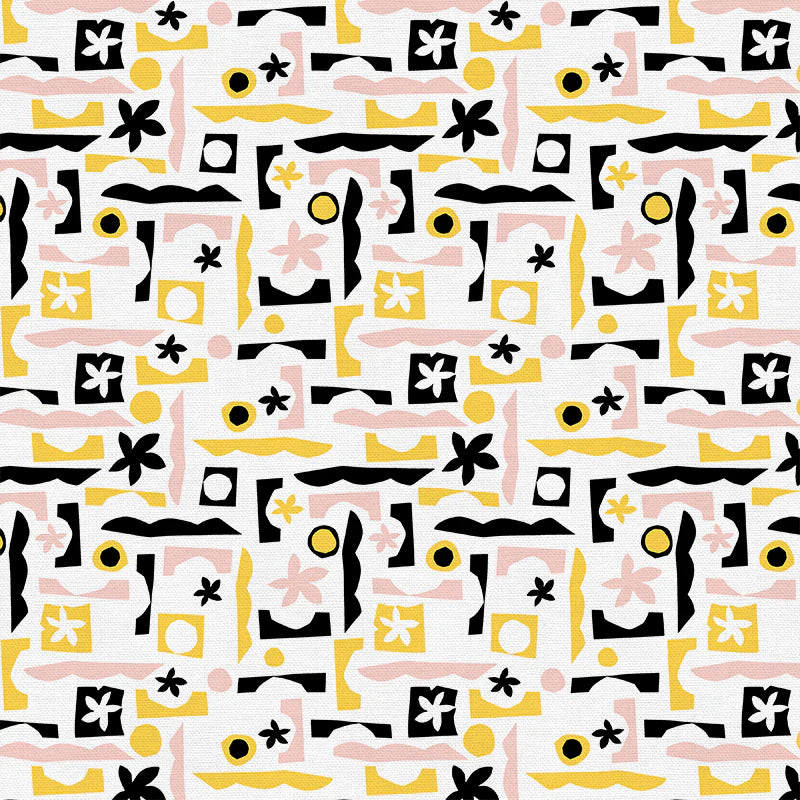 Paintbrush Studio Fabrics | Collage | Yellow | Ampersand Design Studio