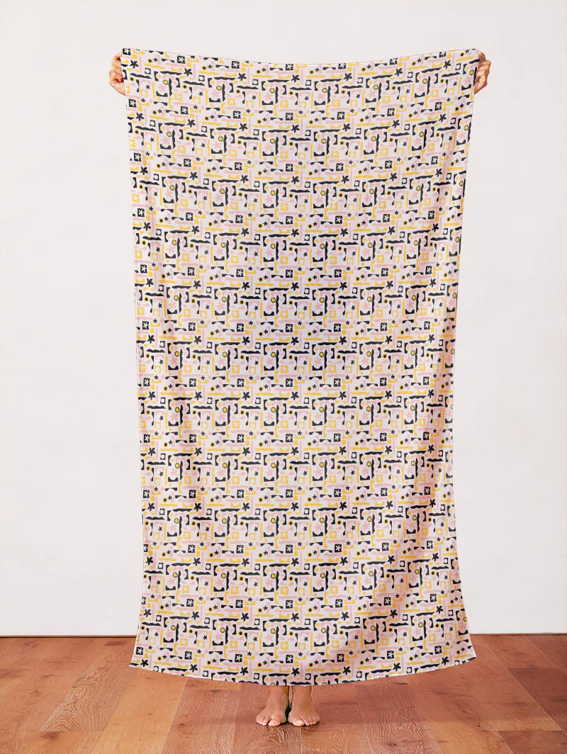 Paintbrush Studio Fabrics | Collage | Yellow | Ampersand Design Studio