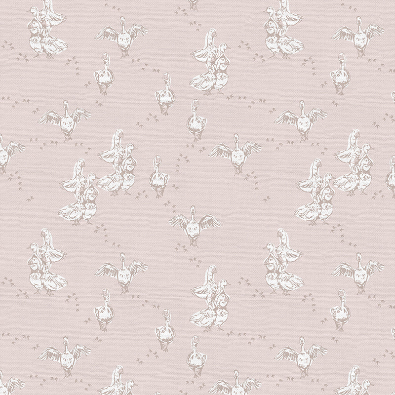 Paintbrush Studio Fabrics | Rural Life | Goose Run | Rose