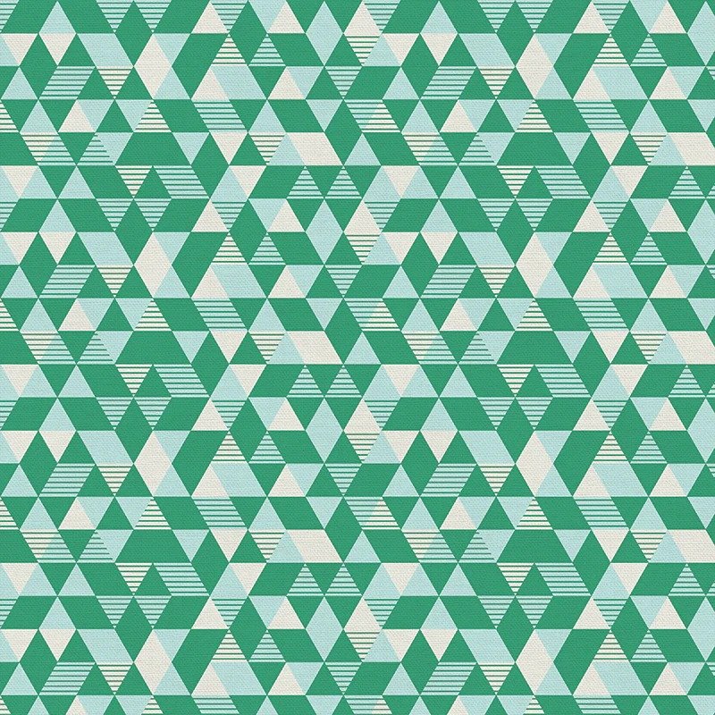 Paintbrush Studio | Geo | Katie Larson | Triangles | Green