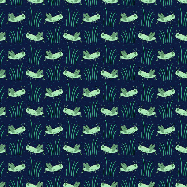 Paintbrush Studios | Backyard Bugs | Grasshoppers | Navy
