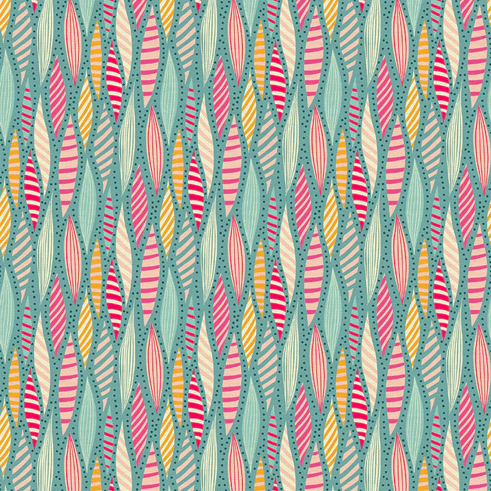 PBS | Wide Back | Paradise Birds | Feather | Light Blue