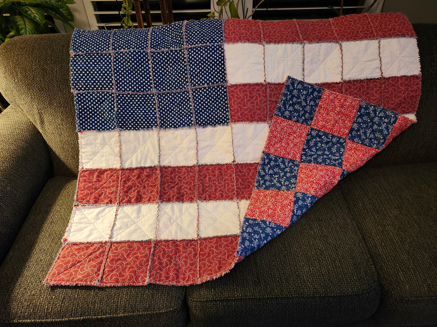 Americana Rag Quilt Class | May 16 Session | Taught by Debbie C.