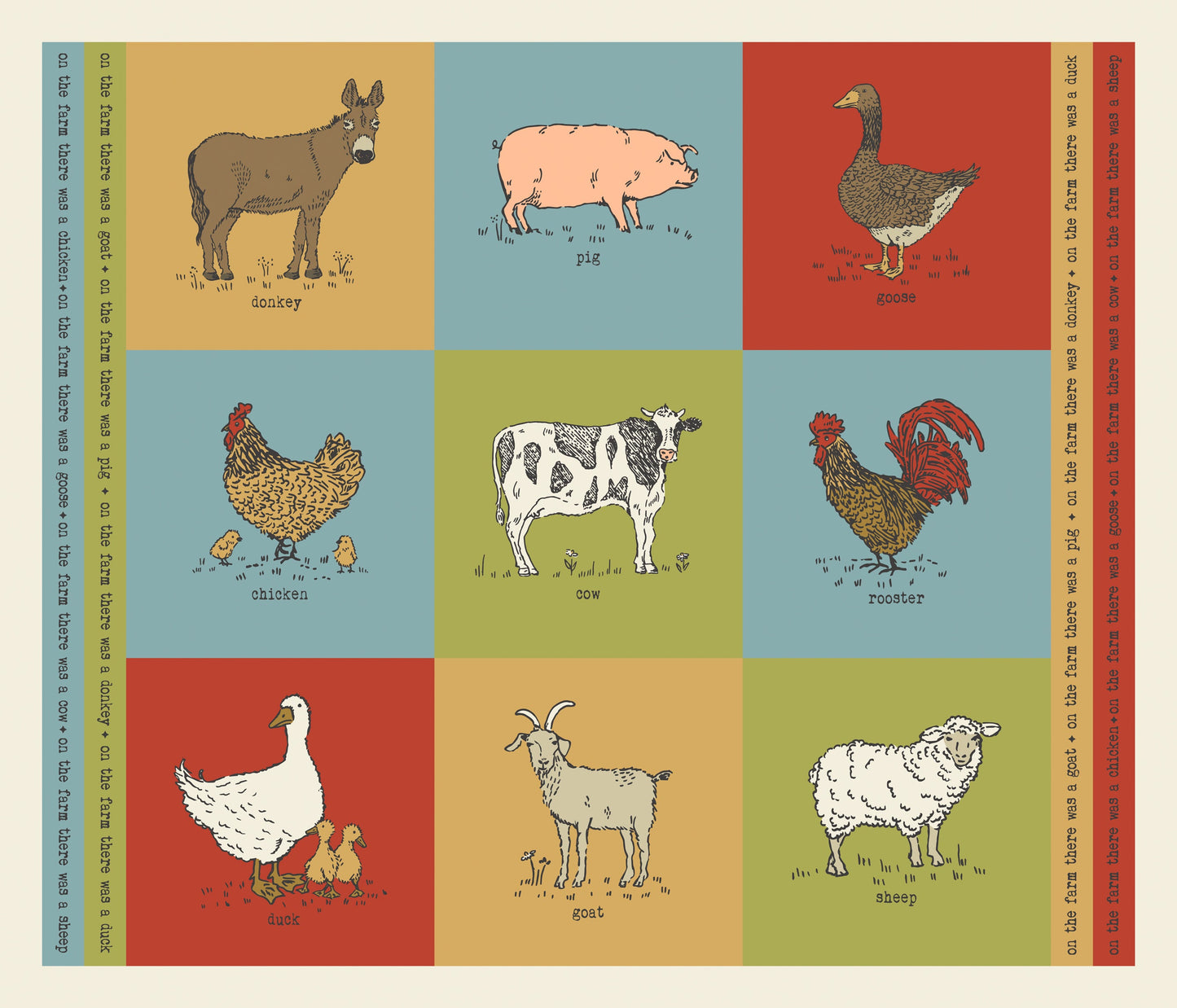 Moda | Stacy Iest Hsu | Farmstead | Panel | Multi | 20908-11