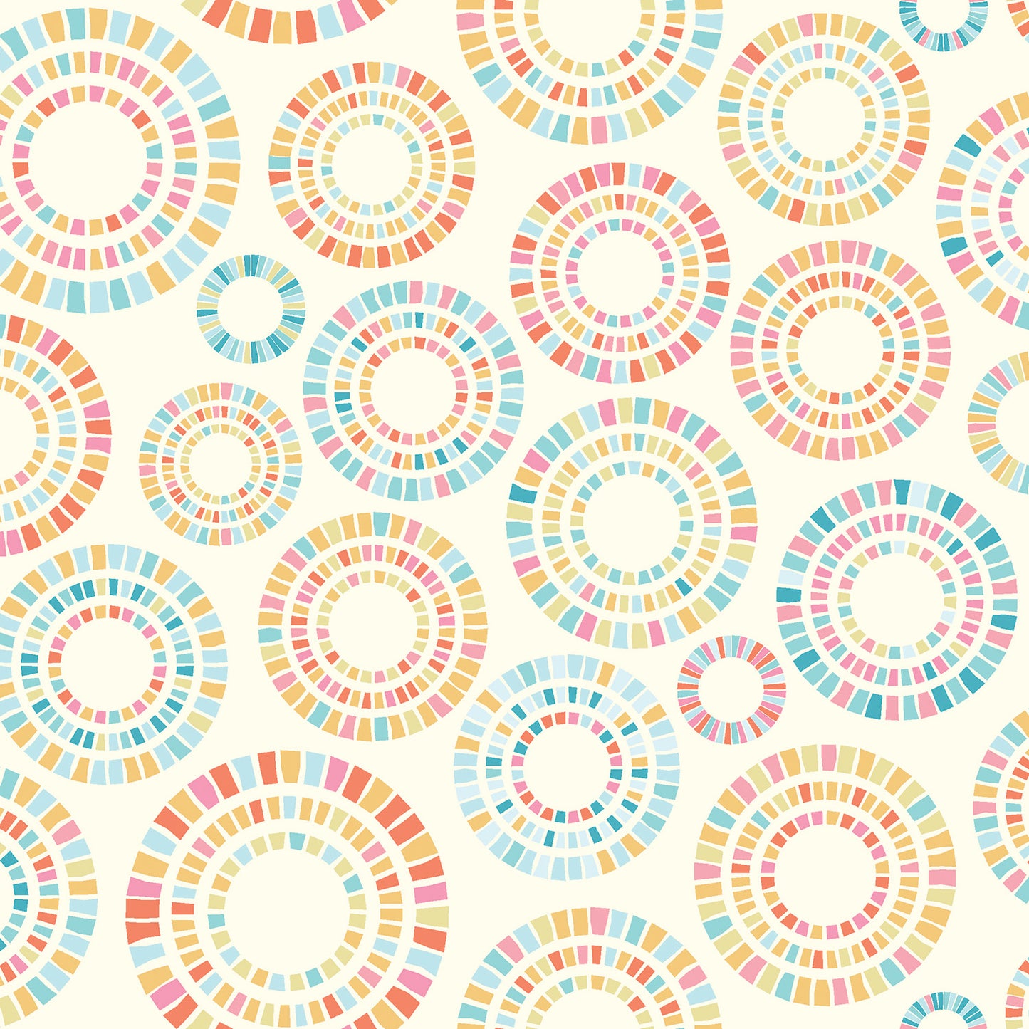 Benartex | Cityscape | Day | Traffic Circle Cream