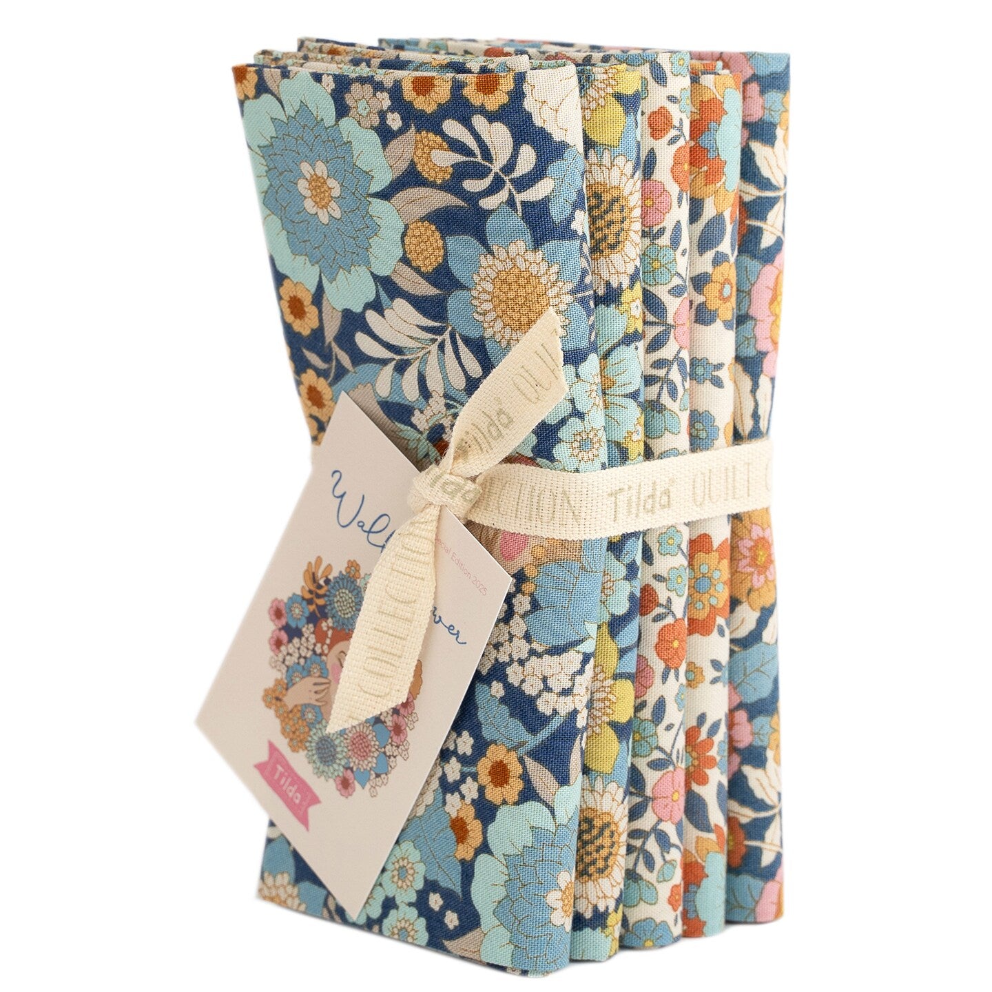 Tilda | Fat Quarter Bundle | The Wallflower Collection | Blue (5)