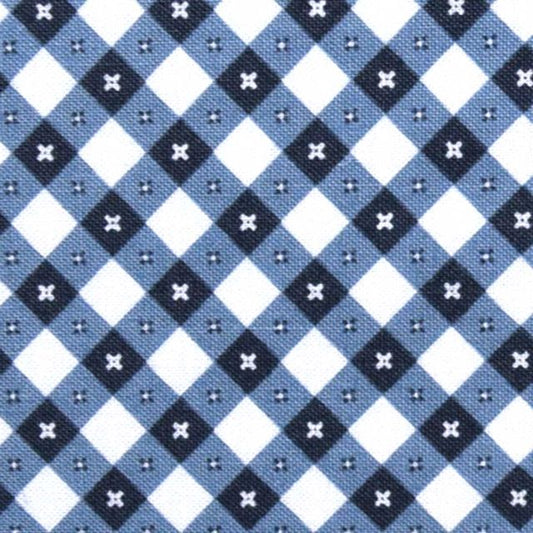 Poppie Cotton | Gingham Picnic | Liberty Blue