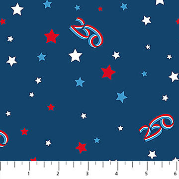 Northcott | America 250 | Stars + 250 | Navy