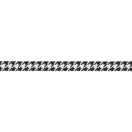 Ribbon | Hounds Tooth in Cream 3 |8in | Stacy Iest Hsu | Sold by the Yard
# SIH-137-10MM-COL03
