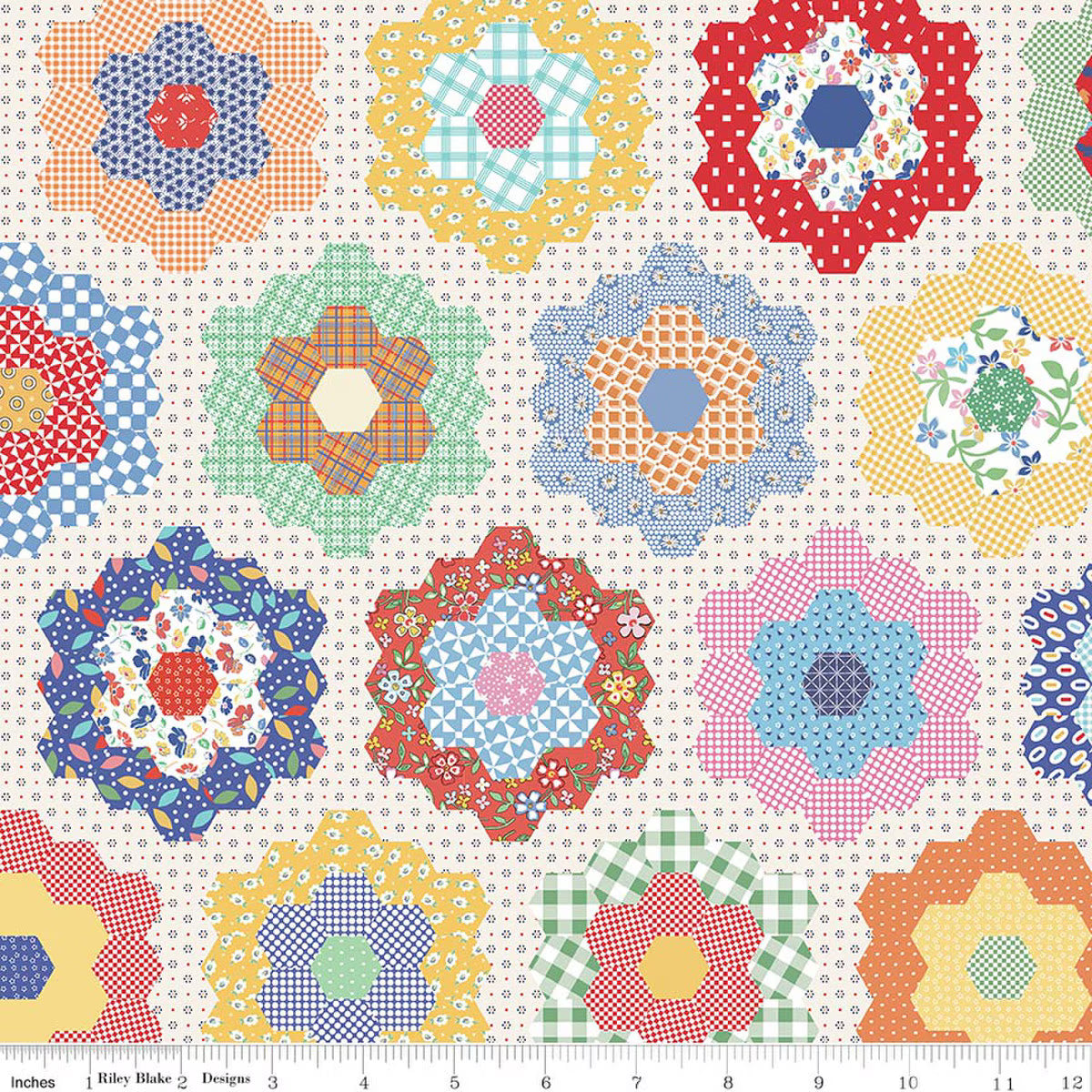 Wide Back |Always in Season | Flower Garden | Multi | 108” Wide | 3 Yard Cut | American Jane