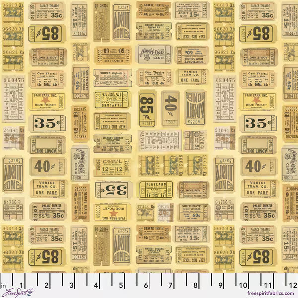 FreeSpirit | Tim Holtz | Palette Yellow | Yellow Tickets | Yellow