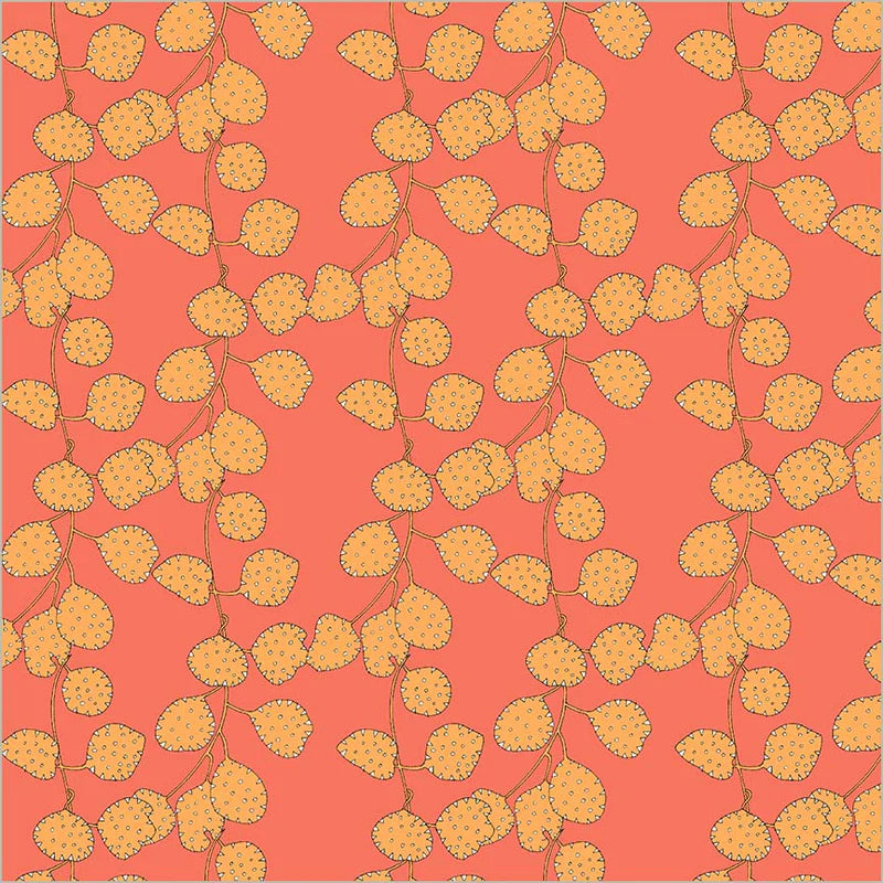 Windham Fabrics | Sally Kelly | Sunshine | Honesty | Coral
