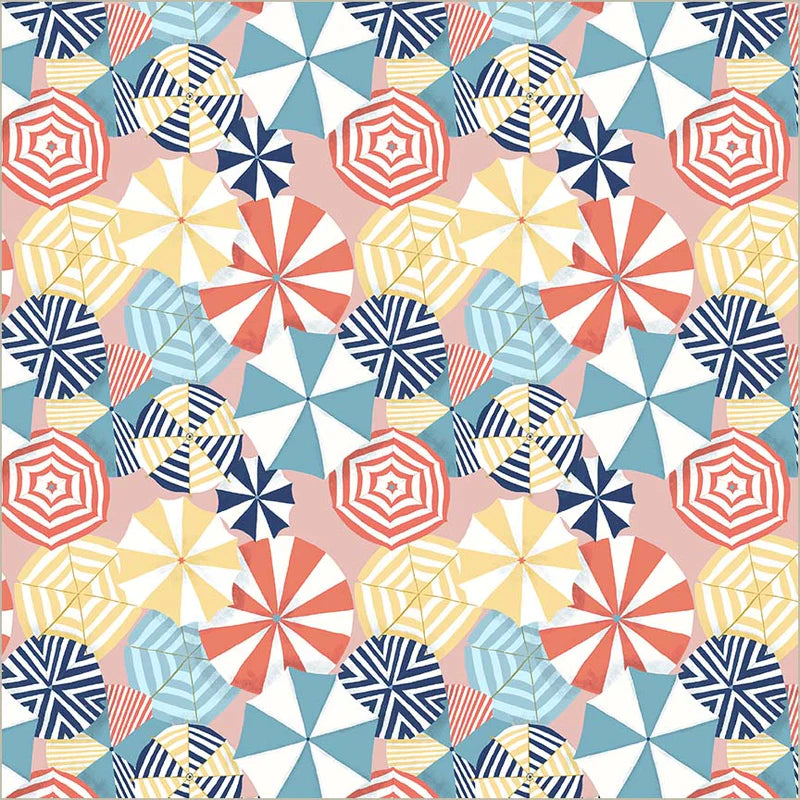 Windham Fabrics | Jennifer Moore | Villa Sol | Parasol | Salmon