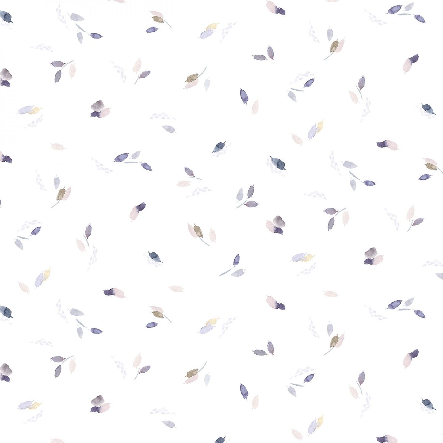 P&B Textiles | Meadow at Dusk | 5536-W | Tossed Petals White