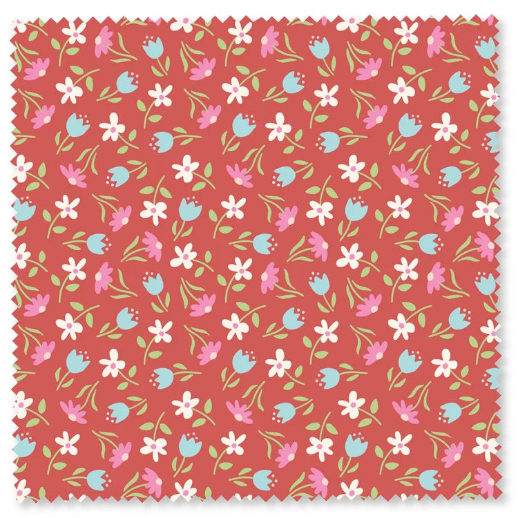 Felicity Fabrics | Spring Strawberries | Floating Flow | Shannon McNabbers