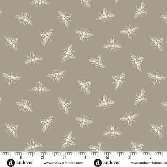 Andover | Petite Beehive | A-1316-C | Greige Petite Bee
