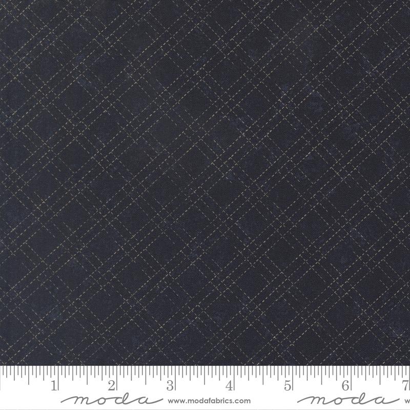 Moda | Kansas Troubles Quilters | Quail Run | Stitched | Indigo
