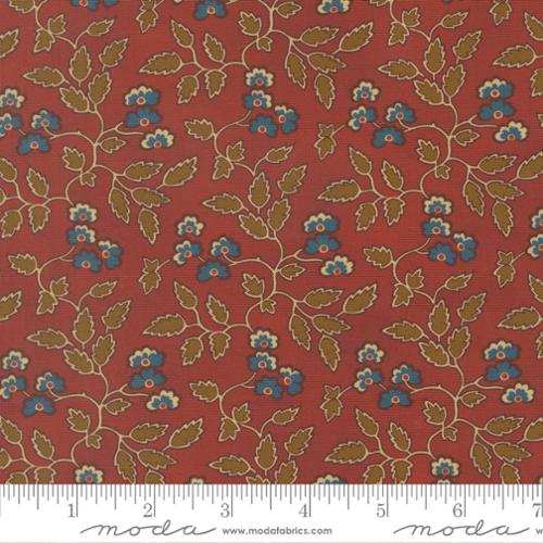 Moda | Betsy Chutchian | Pamelias Path | Prairie Flowers | Madder Red