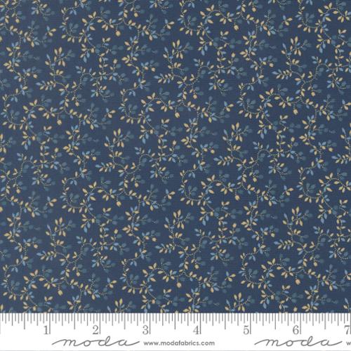 Moda | Betsy Chutchian | Pamelias Path | Entwined Florals Vines | Indigo