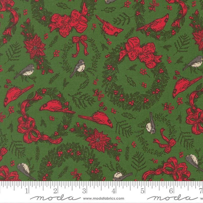 Moda | Stacy Iest Hsu | Holiday Cheer | Deck the Halls | Evergreen | 20973-14