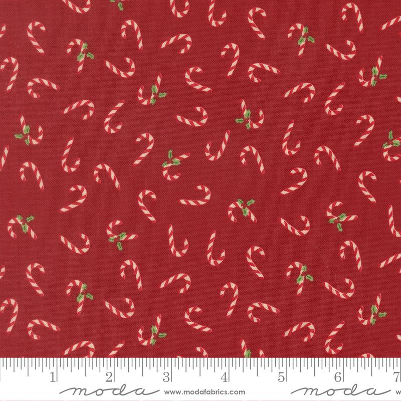 Moda | Stacy Iest Hsu | Holiday Cheer | Candy Cane | Cardinal | 20975-18