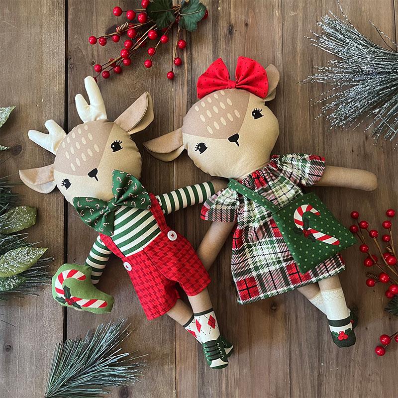 Moda | Holiday Cheer | Stacy Iest Hsu | Reindeer Panel | Natural | 20979-11