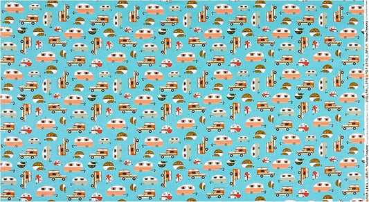 Paintbrush Studio | Vintage Camping | Campers | Blue