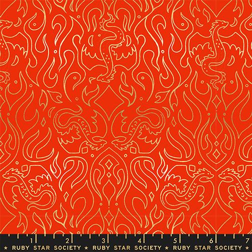 Ruby Star | Sarah Watts | Fireglow | Scribe | Metallic Dark Ruby | RS2137 12M