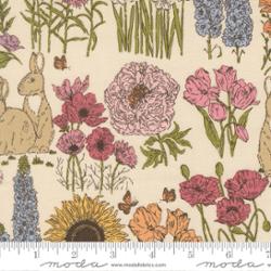 Moda | My Secret Garden | Garden Bunnies | Cloud | 20982-11