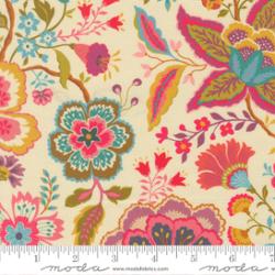 Moda Sitara Jasmine Cream fabric by Crystal Manning