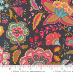 Moda Sitara Jasmine Midnight fabric by Crystal Manning