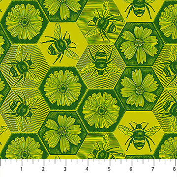 Anna Maria Textiles | Indelible Ink | Busy | Citrus