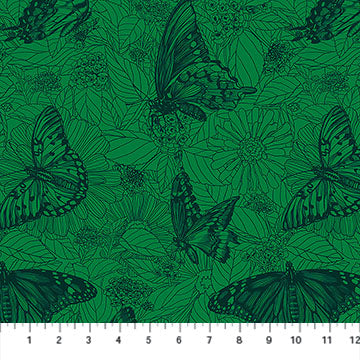 Anna Maria Textiles | Indelible Ink | Winging It | Jade