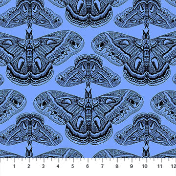 Anna Maria Textiles | Indelible Ink | Cecropia | Cerulean