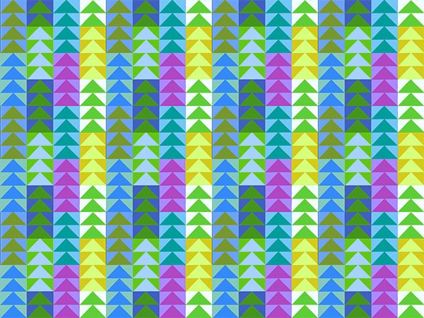 Anna Maria Textiles | Piecework | Meadow Flying Geese