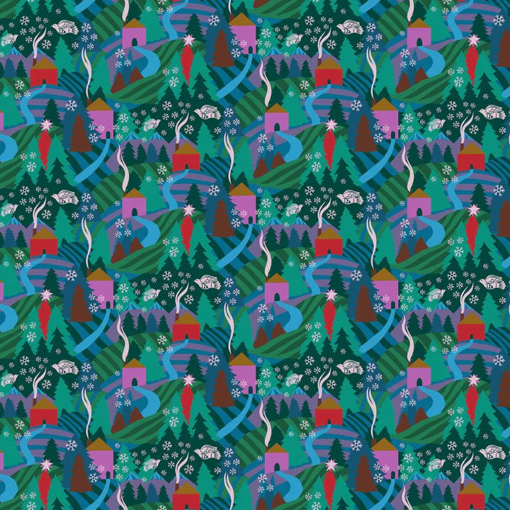 Anna Maria Textiles | Cozy Christmas | Flurry | Evening