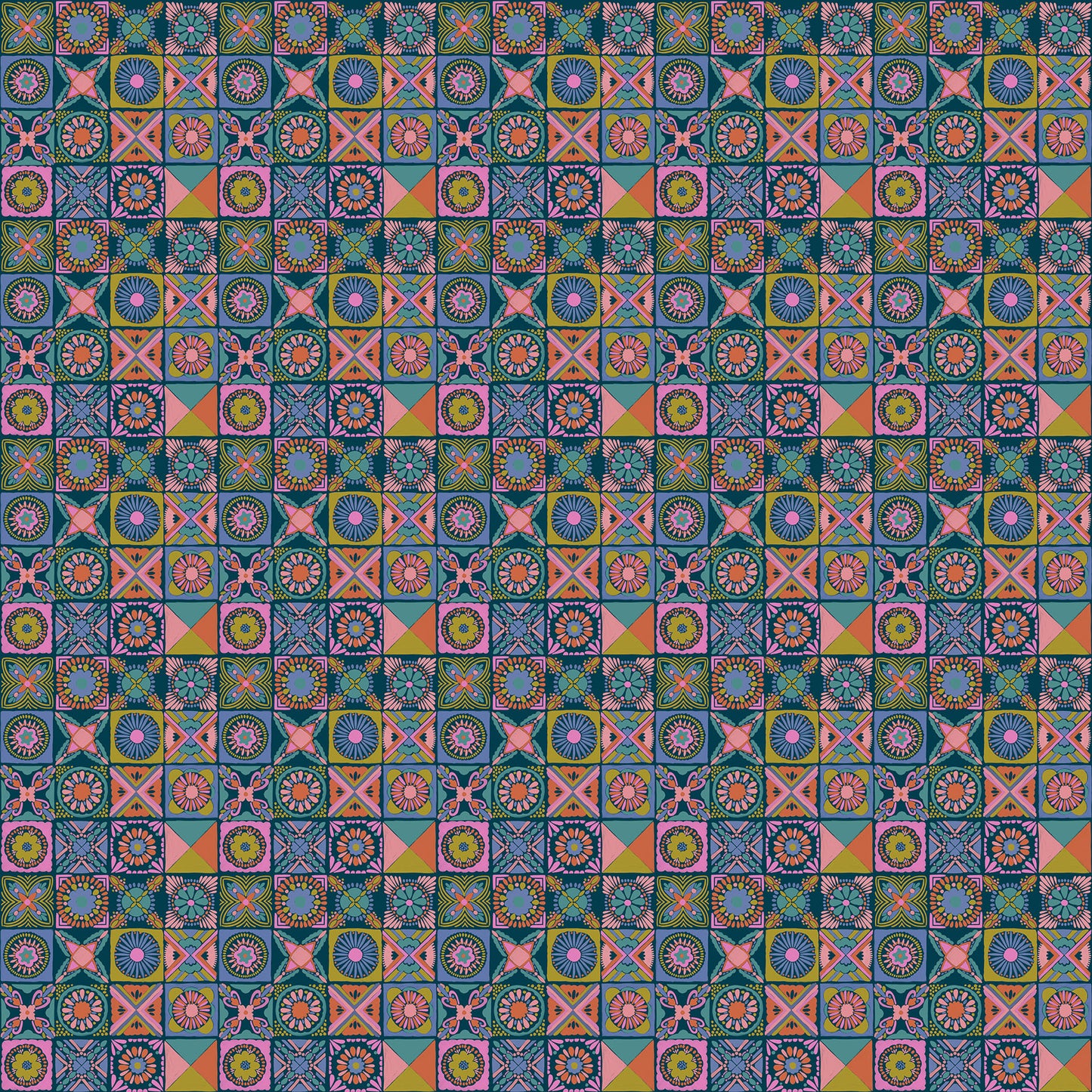 Northcott | Rhapsody | Cottage Kitchen | Navy | Anna Maria Textiles