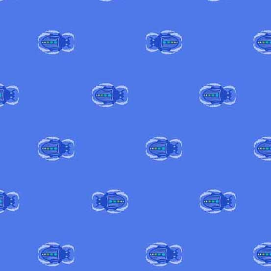 Andover | Sun Print 2023 | Scarab | Sapphire | A-555-B