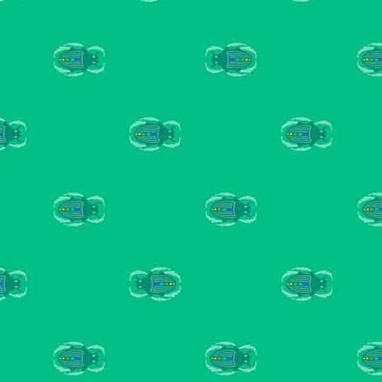 Andover | Sun Print 2023 | Scarab | Emerald | A-555-T