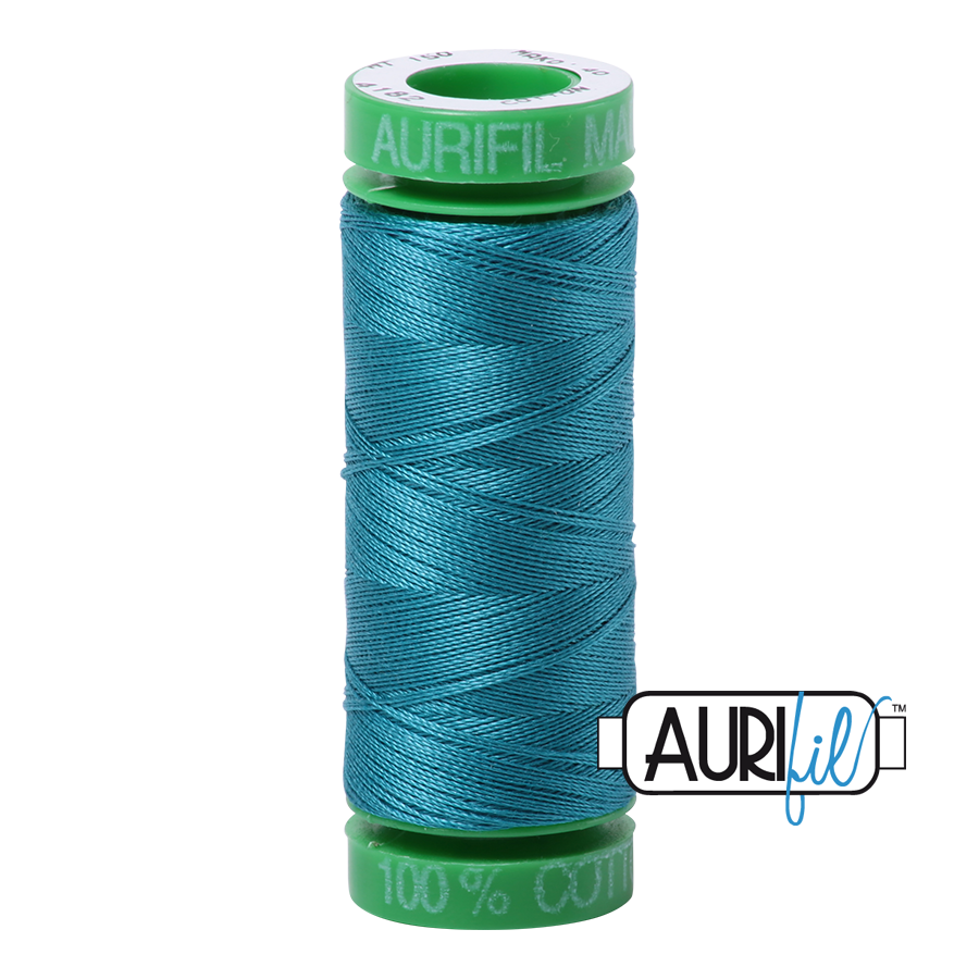 Aurifil | 40/2 | 4182 | Dark Turquoise