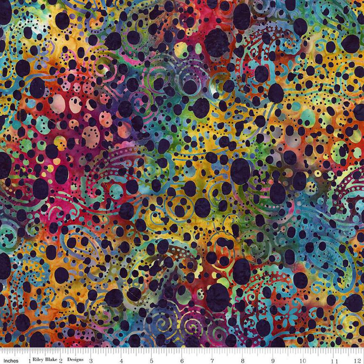 Riley Blake | Expressions | Splatter | Batiks | Bright Future