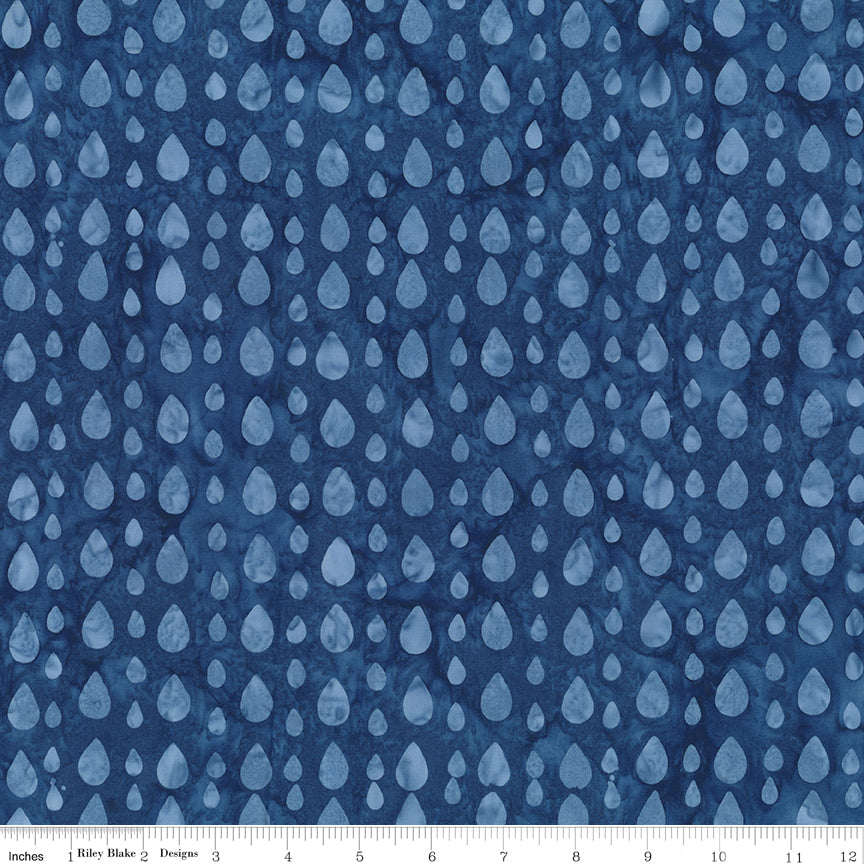 Riley Blake Designs | Batiks Around the World - London | Rainstorm | BT23763-308 | Tara Reed