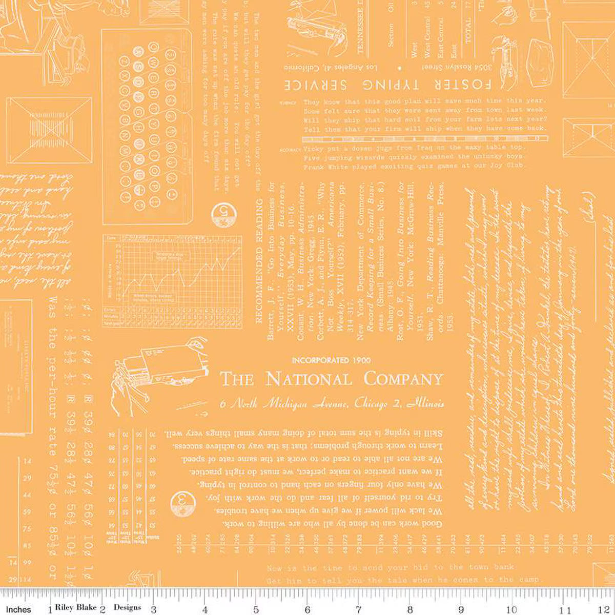 Riley Blake | TYPE/ography | Lori Holt | Marigold
