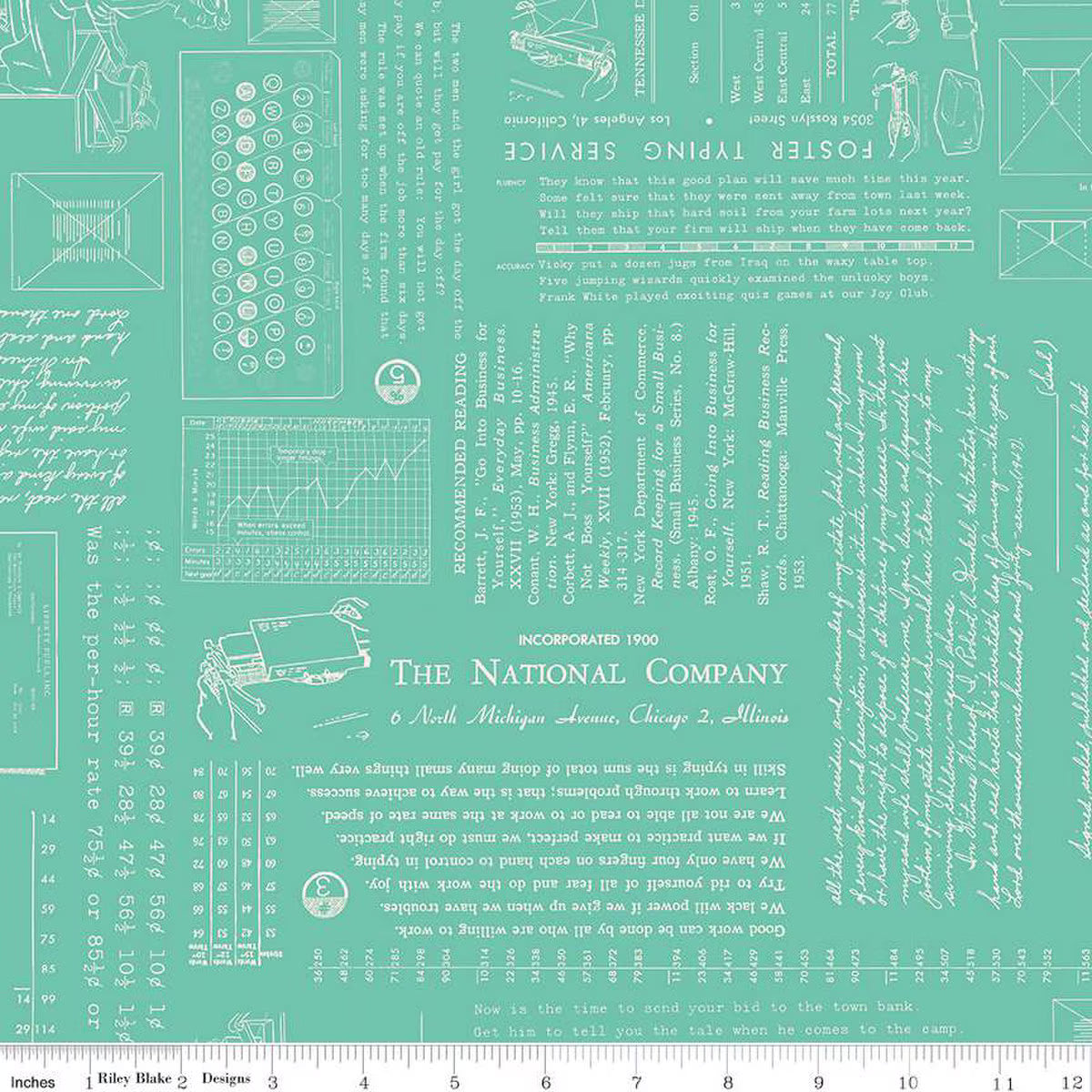 Riley Blake | TYPE/ography | Lori Holt | Seaglass