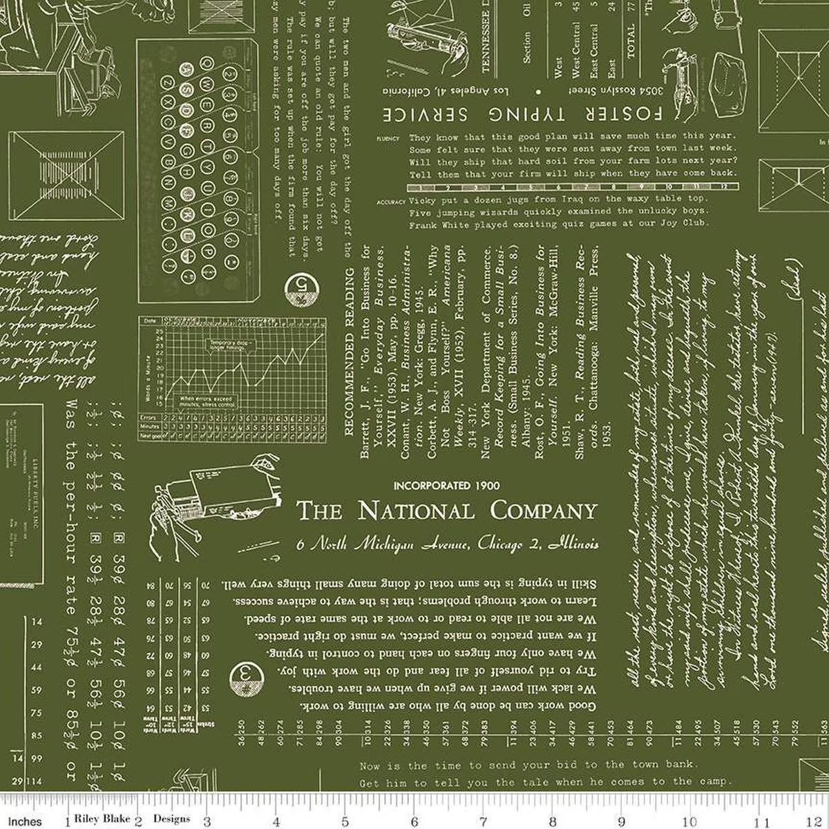 Riley Blake | TYPE/ography | Lori Holt | Zucchini