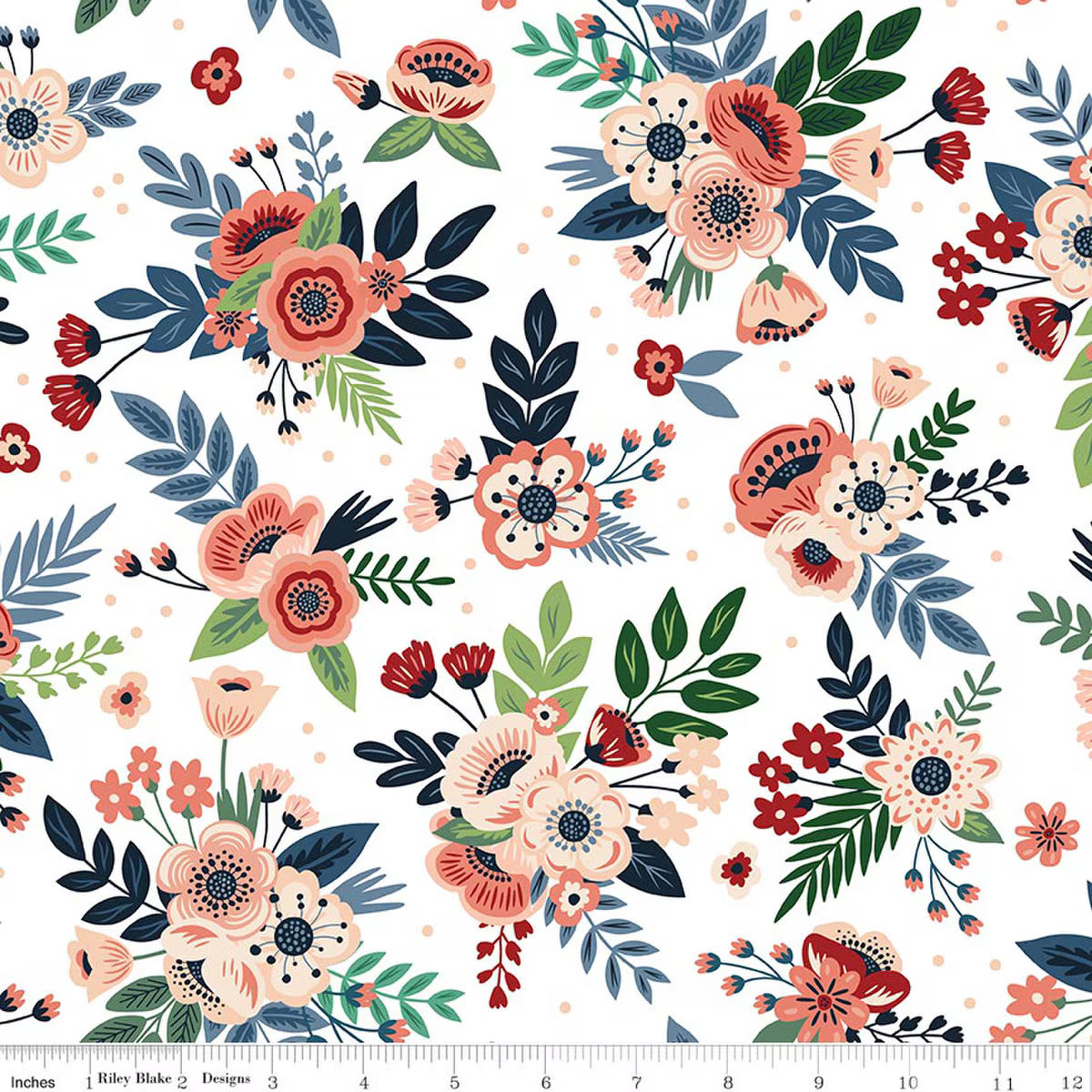 Riley Blake | A Spoonful of Sugar | Floral | Cloud | C17081