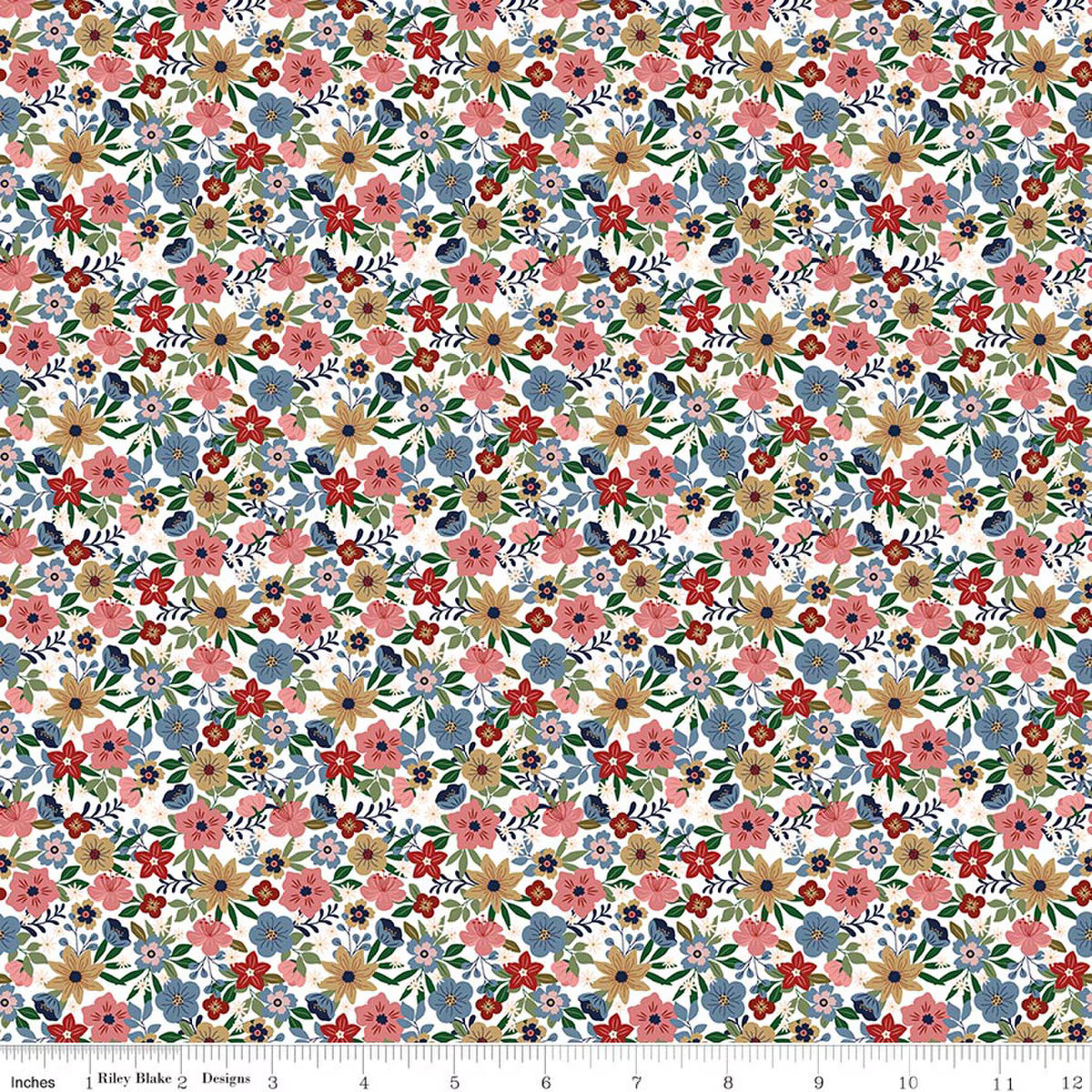 Riley Blake | A Spoonful of Sugar | Park Garden | Cloud | C17084