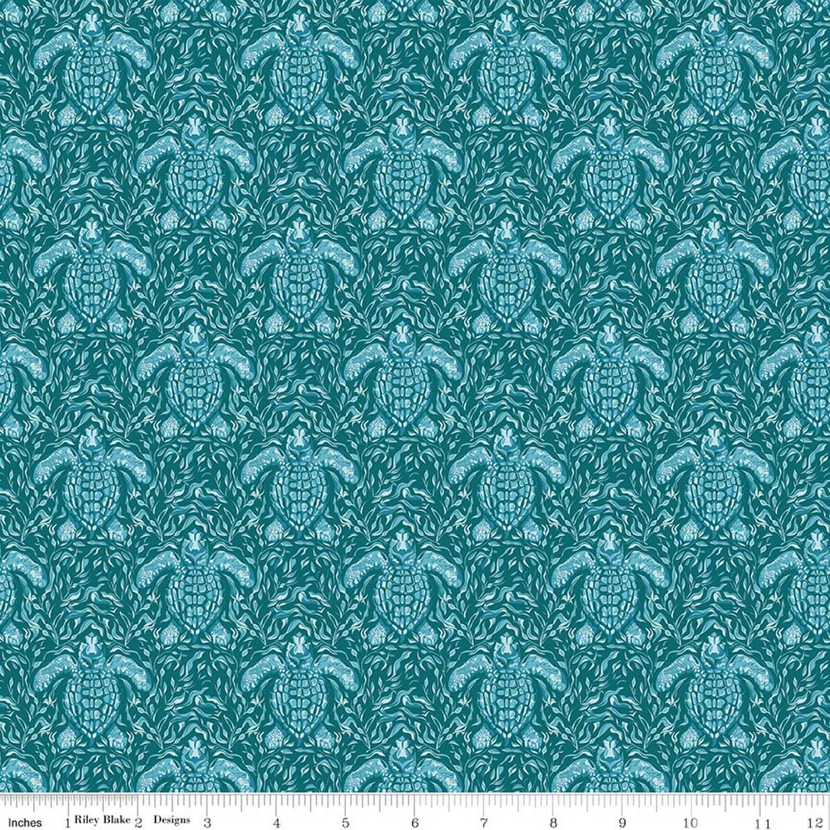 Riley Blake | Corinne Wells | Reef | Turtles | Jade